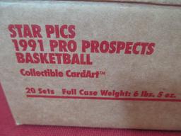 Starpicks 1991 Basketball Pro Prospects Full Case