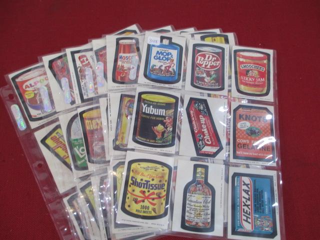 Topps Chewing Gum Vintage Wacky Stickers