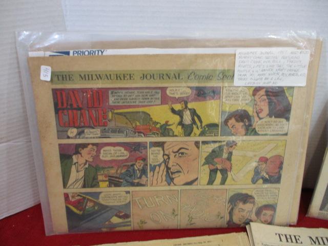 Early Newspaper Print/Items of interest/Comics/Colored Magazine Ads