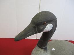 Paper Mache & Wood Goose Decoy