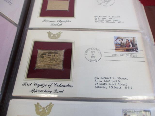 United State Golden Replica Stamps