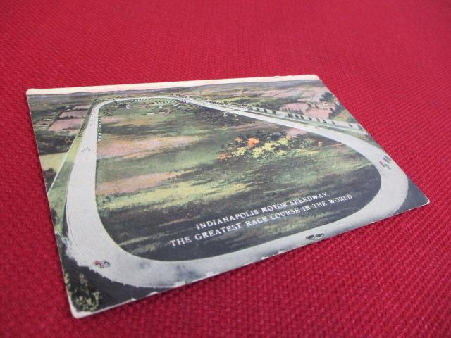 *Very Early Indianapolis Motor Speedway Postcard