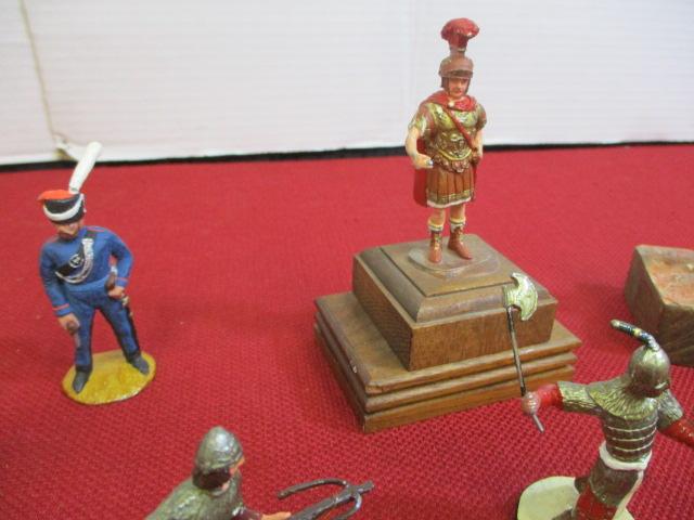 Cast Iron Collectible Lead Soldiers-Lot of 12