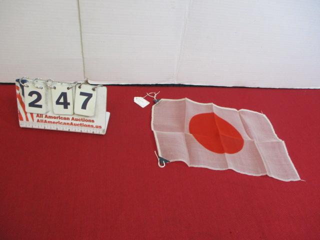 Japanese WWII Silk Flag