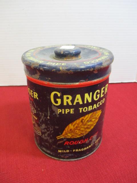 Granger Pipe Tobacco Advertising Tin w/ Good Lid