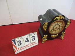 Cast Iron Mantle Clock