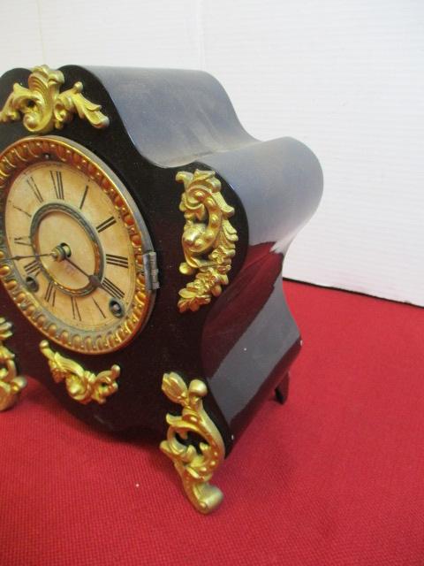Cast Iron Mantle Clock