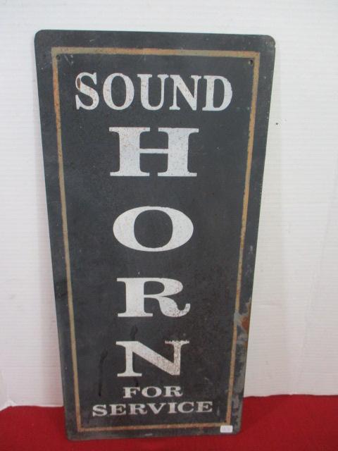 Sound Horn for Service Sign