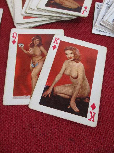 Nude Pinup Model Playing cards