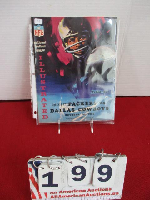 1965 Packers vs. Cowboys Gameday Program