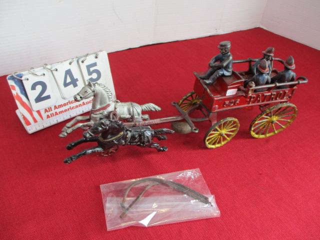 *SPECIAL ITEM-Early Cast Iron Fire Dept. Patrol 526 Wagon