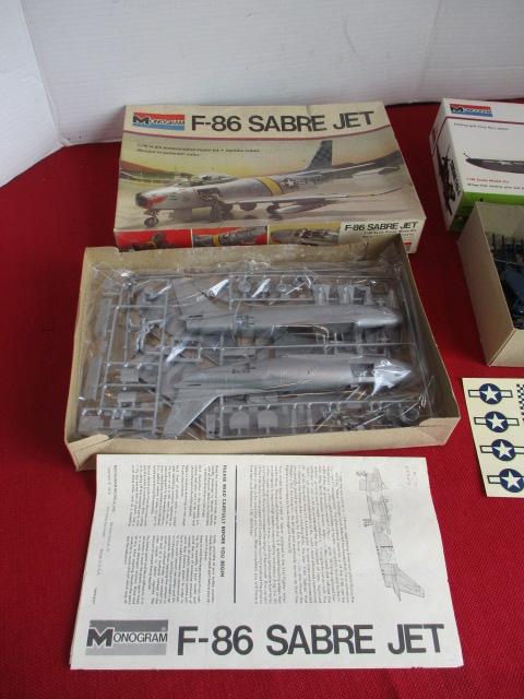 Pair of Monogram Airplane Model Kit