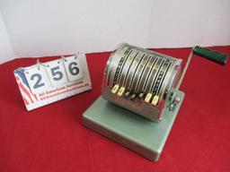 Vintage Check Writer Machine