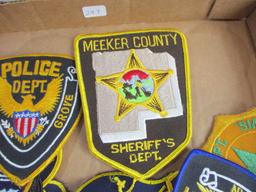 Police Dept. Jacket Patches Mixed Lot