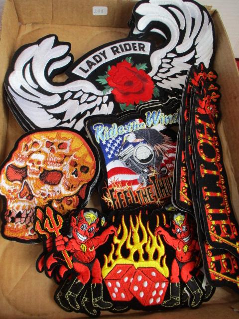 Large Mixed Motorcycle/Biker Jacket Patch Lots-A