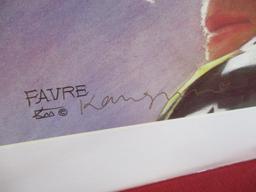 Artist Signed Favre Print + More