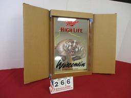 Miller High Life Wisconsin Edition Badger Advertising Mirror