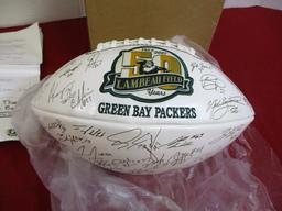 2007 Green Bay Packers Team Signed Ball