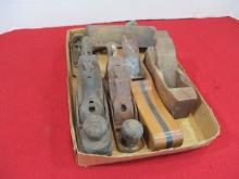 Mixed Wood & Steel Planes-Lot of 6