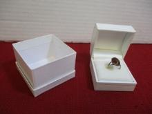 Sterling Silver Ladies Estate Ring with Cabochon