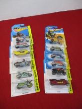 Hot Wheels Die Cast Mixed Motorcycles-Lot of 12