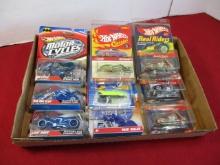 Hot Wheels Die Cast Mixed Motorcycles-Lot of 9