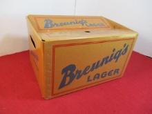 Breunig's Eau Claire, WI Advertising Beer Crate