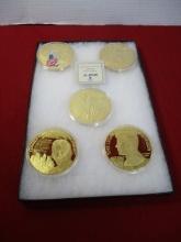 American Mint Replica Collection Gold Coins-Lot of 5