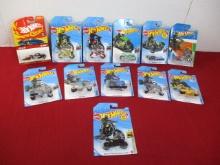 Hot Wheels Die Cast Mixed Motorcycles-Lot 12
