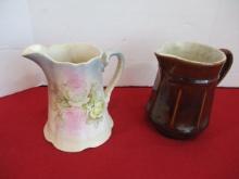 Pair of Antique Pitchers