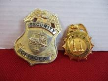 Pair of Service Badges