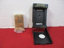 Zippo No.1654 Solid Brass Slim Lighter