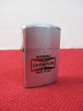 Rice Associates Champion Spark Plugs Advertising Lighter