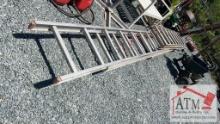 (3) Aluminum Extension Ladders