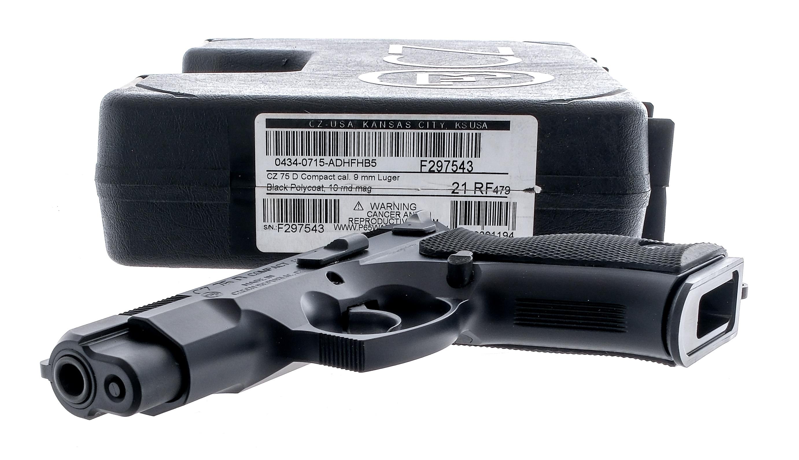 CZ 75 D Compact 9mm Semi Auto Pistol