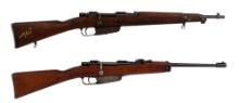 Estate Italian Carcano 2 Pcs Lot Bolt Action Rifle