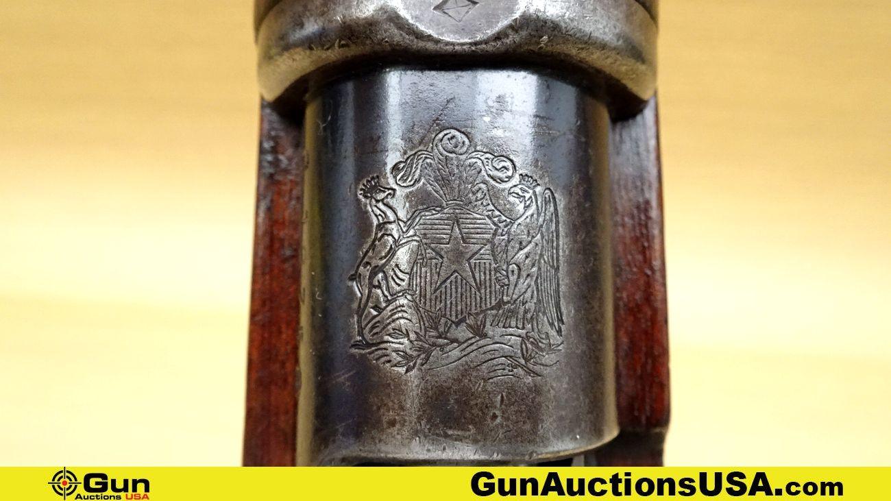 LOEWE BERLIN 1895 MAUSER CHILENO 7X57 MATCHING NUMBERS Rifle. Good Condition. 29" Barrel. Shiny Bore