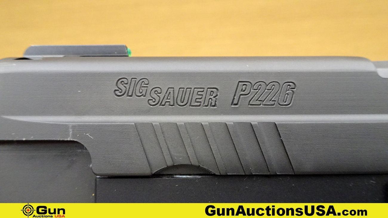 SIG Sauer P226 9MM PARA Pistol. Excellent. 4.25" Barrel. Shiny Bore, Tight Action Semi Auto The P226