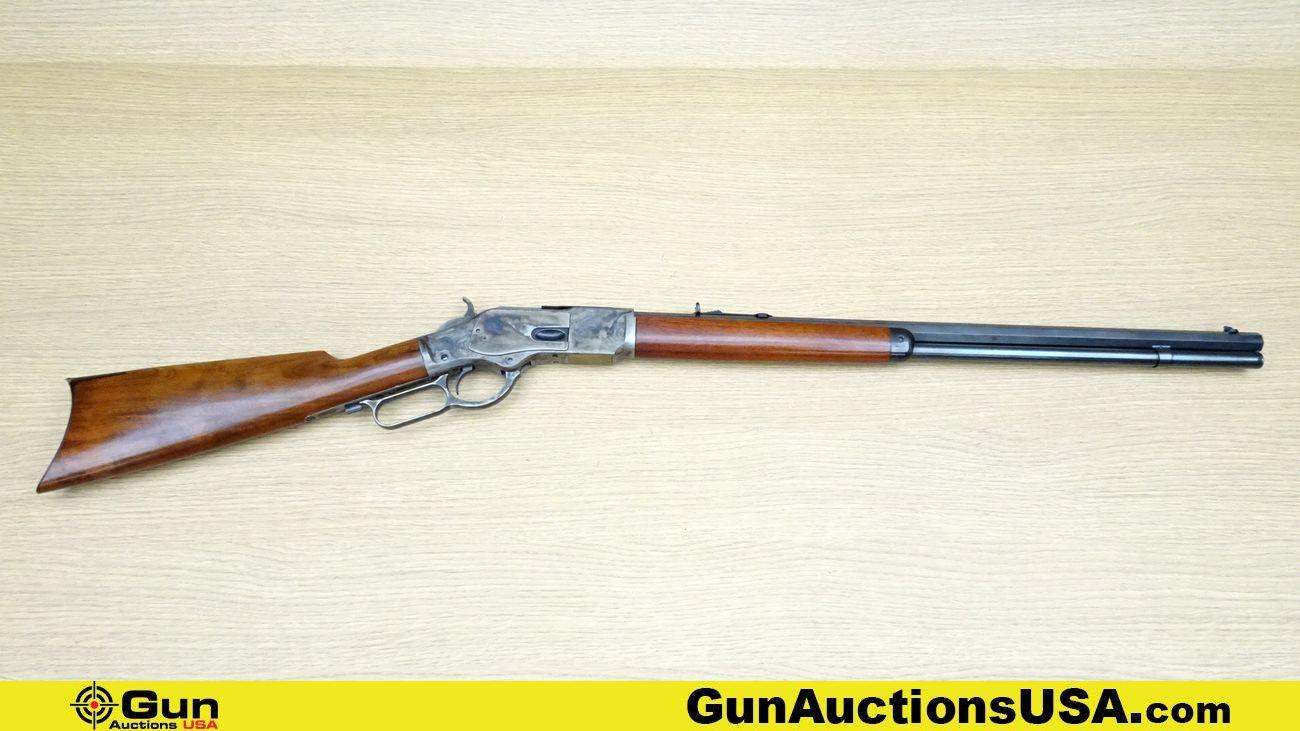 A. UBERTI 1873 .45LC Rifle. Very Good. 24.25" Barrel. Shiny Bore, Tight Action Lever Action This rif