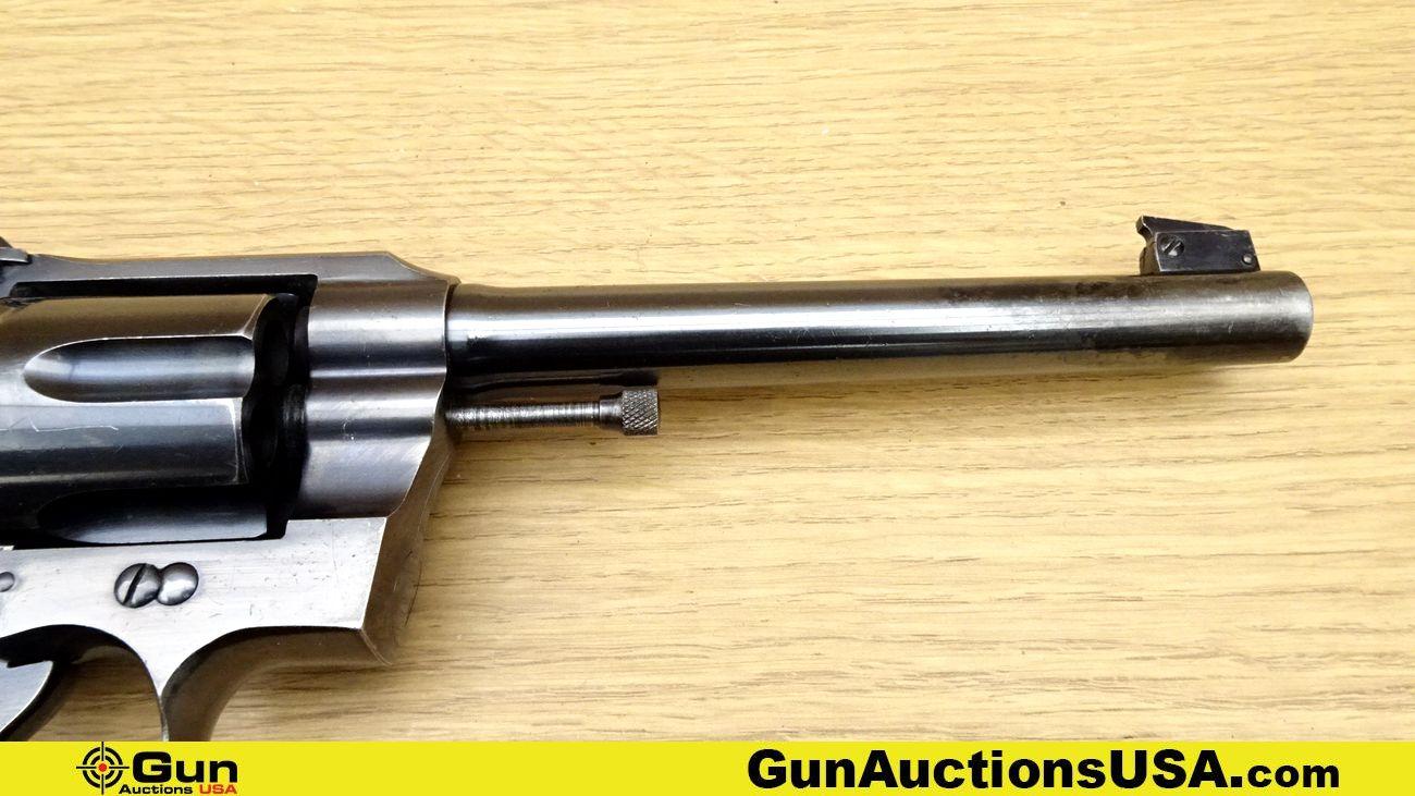 COLT OFFICERS MODEL .38 Cal. COLLECTOR'S Revolver. Good Condition. 6" Barrel. Shiny Bore, Tight Acti