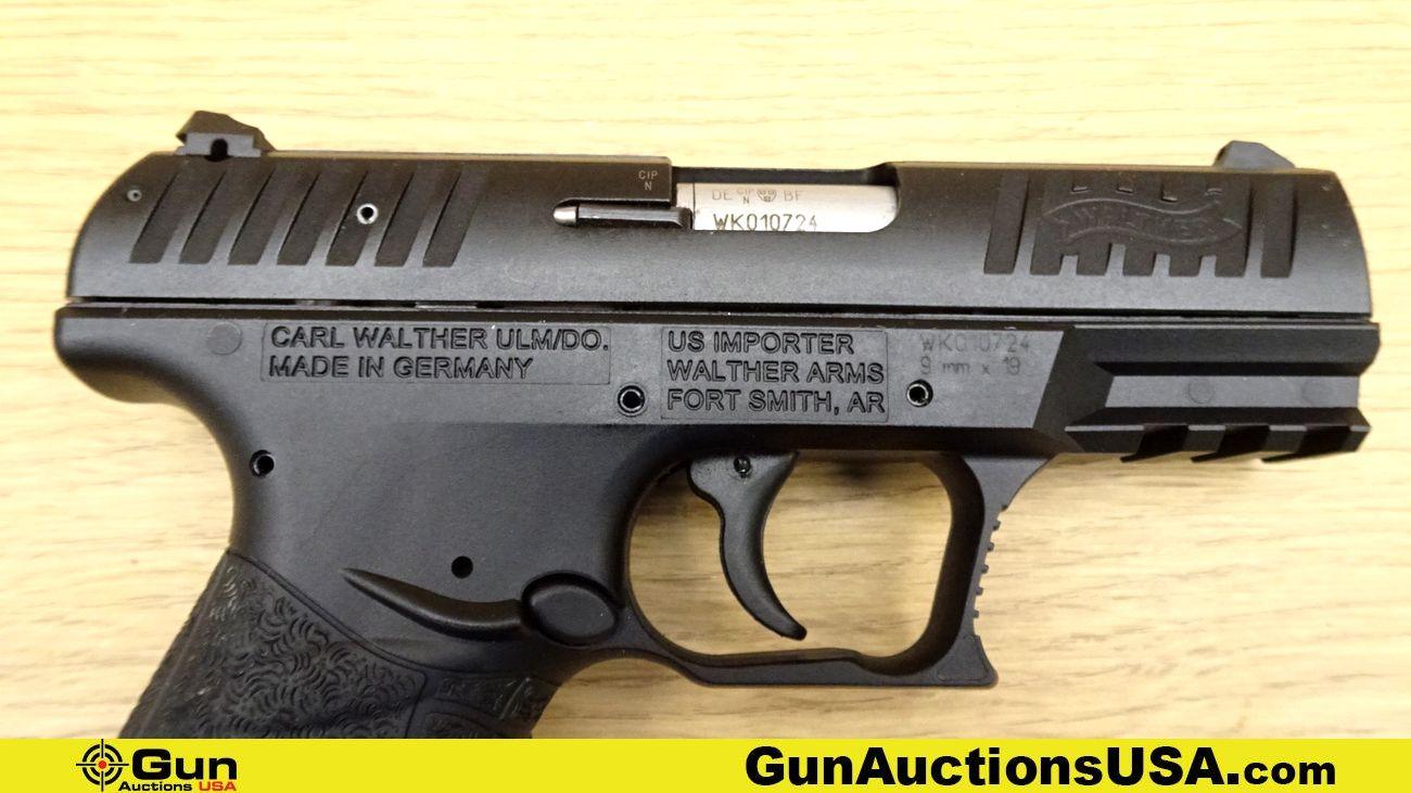 Walther CCP 9X19 Compact Pistol. Excellent. 3.5" Barrel. Shiny Bore, Tight Action Semi Auto Features