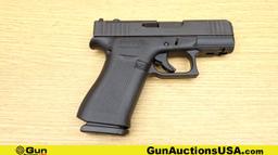 Glock 43X 9X19 Pistol. NEW in Box. 3.25" Barrel. Semi Auto A compact and reliable 9mm pistol with a