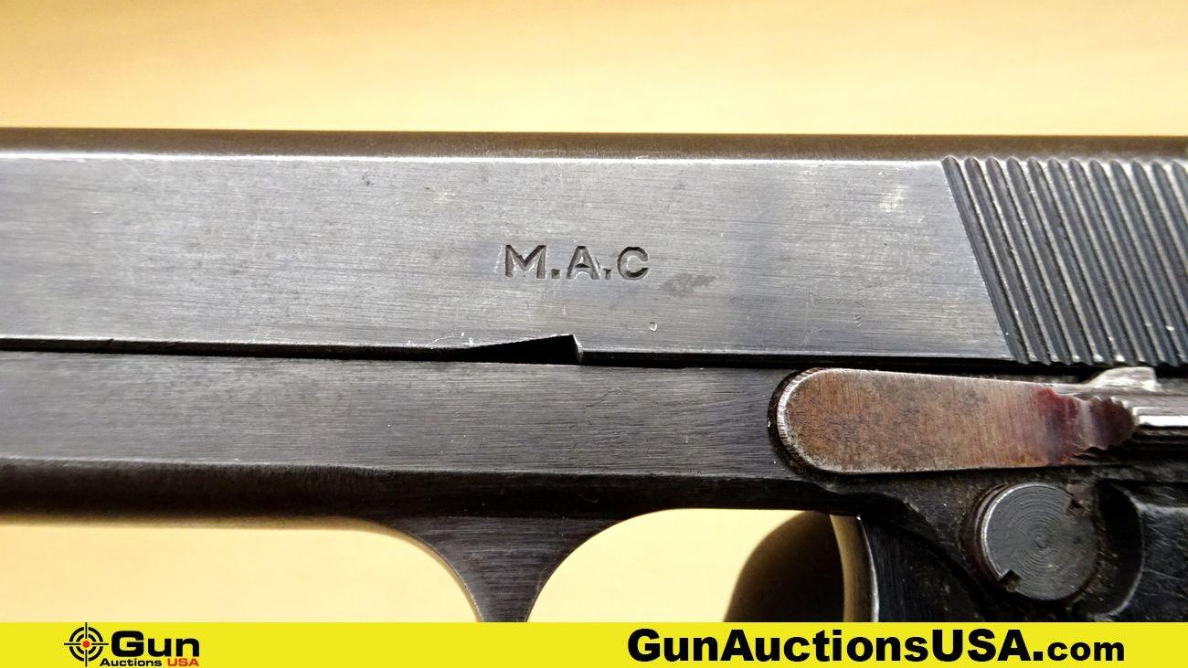 M.A.C.(FRENCH) 1935 S M1 7.65L Pistol. Good Condition. 4.25" Barrel. Shiny Bore, Tight Action Semi A