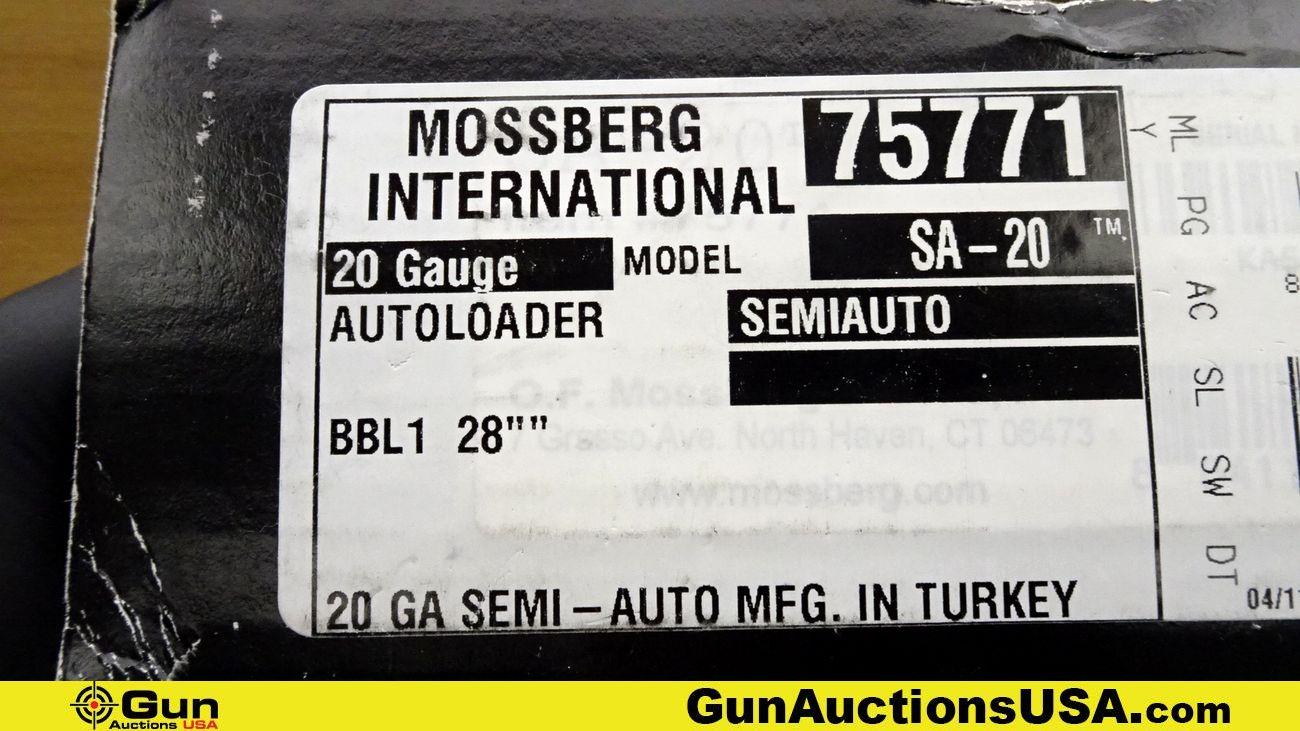 ARMSAN Mossberg SA-20 20 ga. Shotgun. Like New. 28" Barrel. Semi Auto This 20 gauge semi-automatic s