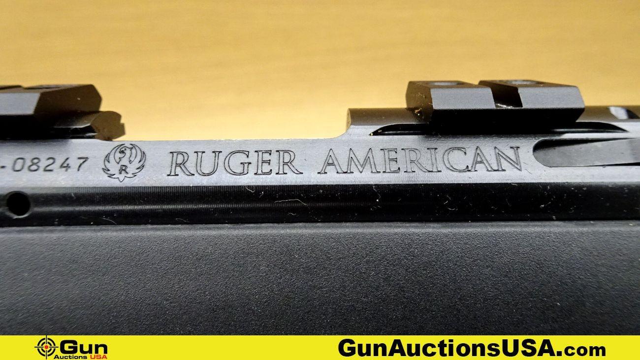 Ruger AMERICAN .22 WMR Rifle. Like New. 22" Barrel. Bolt Action Features a Green Fiberoptic Front Si