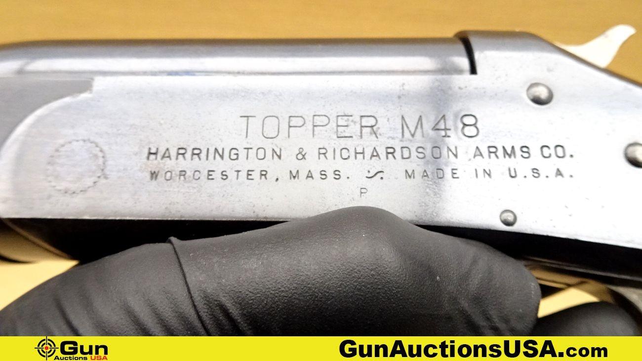 H&R TOPPER M48 16 ga. Shotgun. Good. 28" Barrel. Shiny Bore, Tight Action Break Action Features a Se