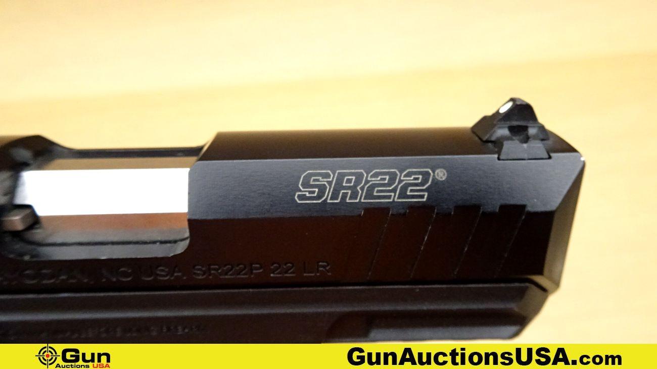Ruger SR22P .22 LR Pistol. Very Good. 3.5" Barrel. Shiny Bore, Tight Action Semi Auto Features a Thr