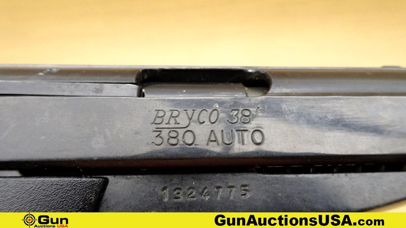 BRYCO ARMS BRYCO 38' .380 ACP Pistol. Good Condition. 2 3/4" Barrel. Shiny Bore Semi Auto Features a
