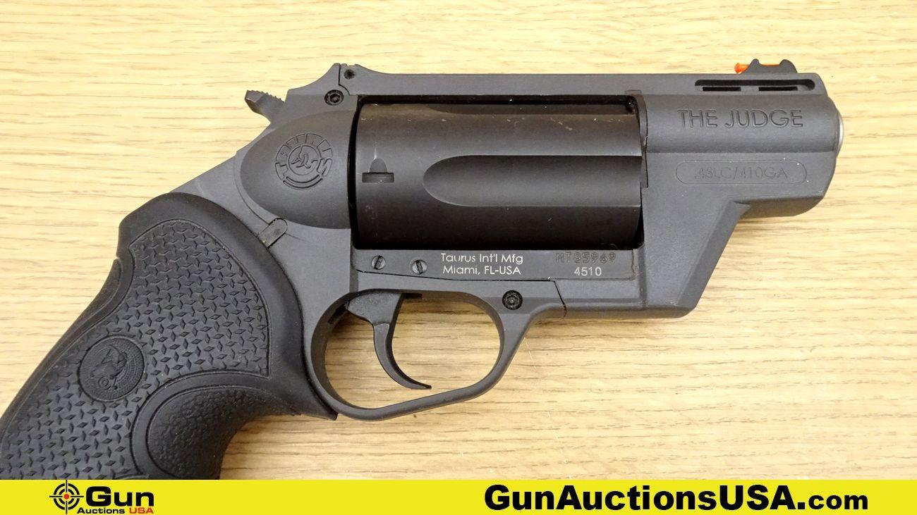 TAURUS ARMAS THE JUDGE 4510 45LC/.410 Revolver. Very Good. 2" Barrel. Shiny Bore, Tight Action This