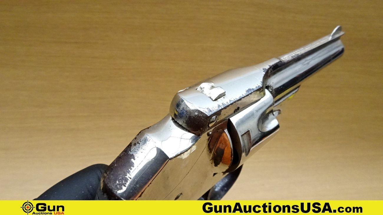 IVER JOHNSON FIRST MODEL SAFETY HAMMERLESS .32 S&W CTG Revolver. Good Condition. 3" Barrel. Shiny Bo